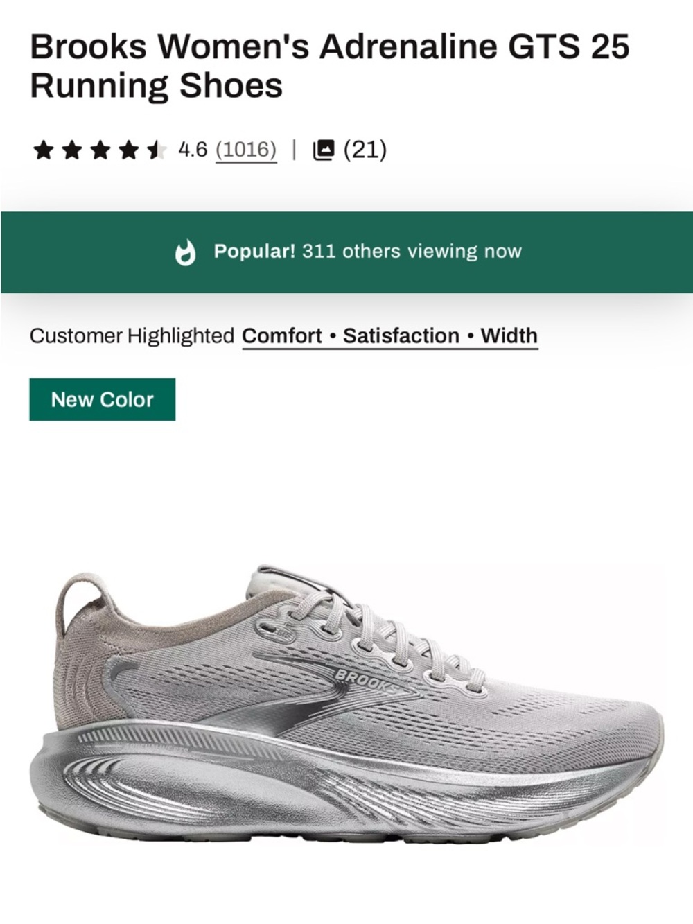 Brooks Women's Adrenaline GTS 25 Running Shoes